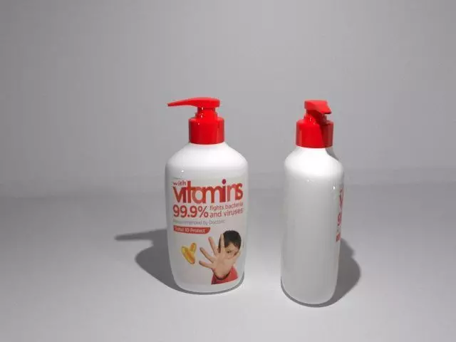 Handwash Liquid Refill Low-poly 3D model