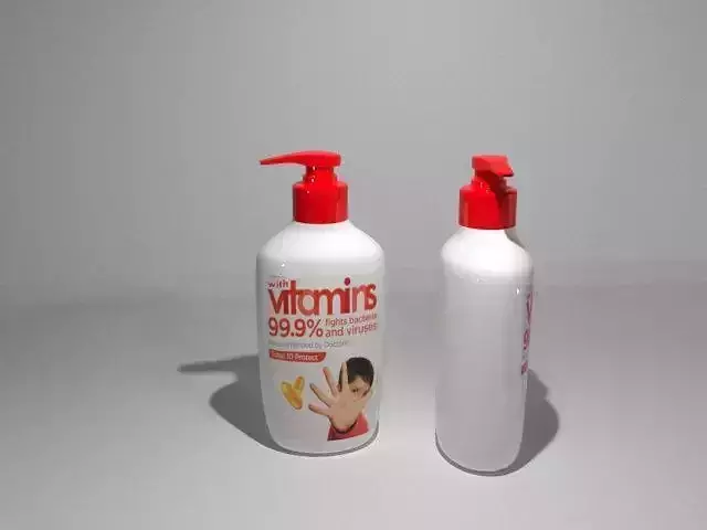 Handwash Liquid Refill Low-poly 3D model