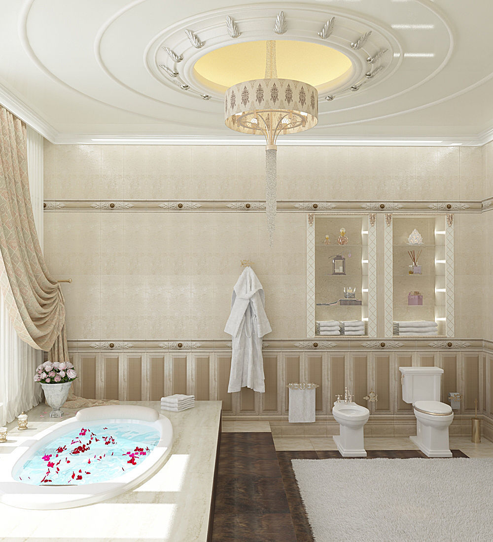 Gold Bathroom 3D model_1