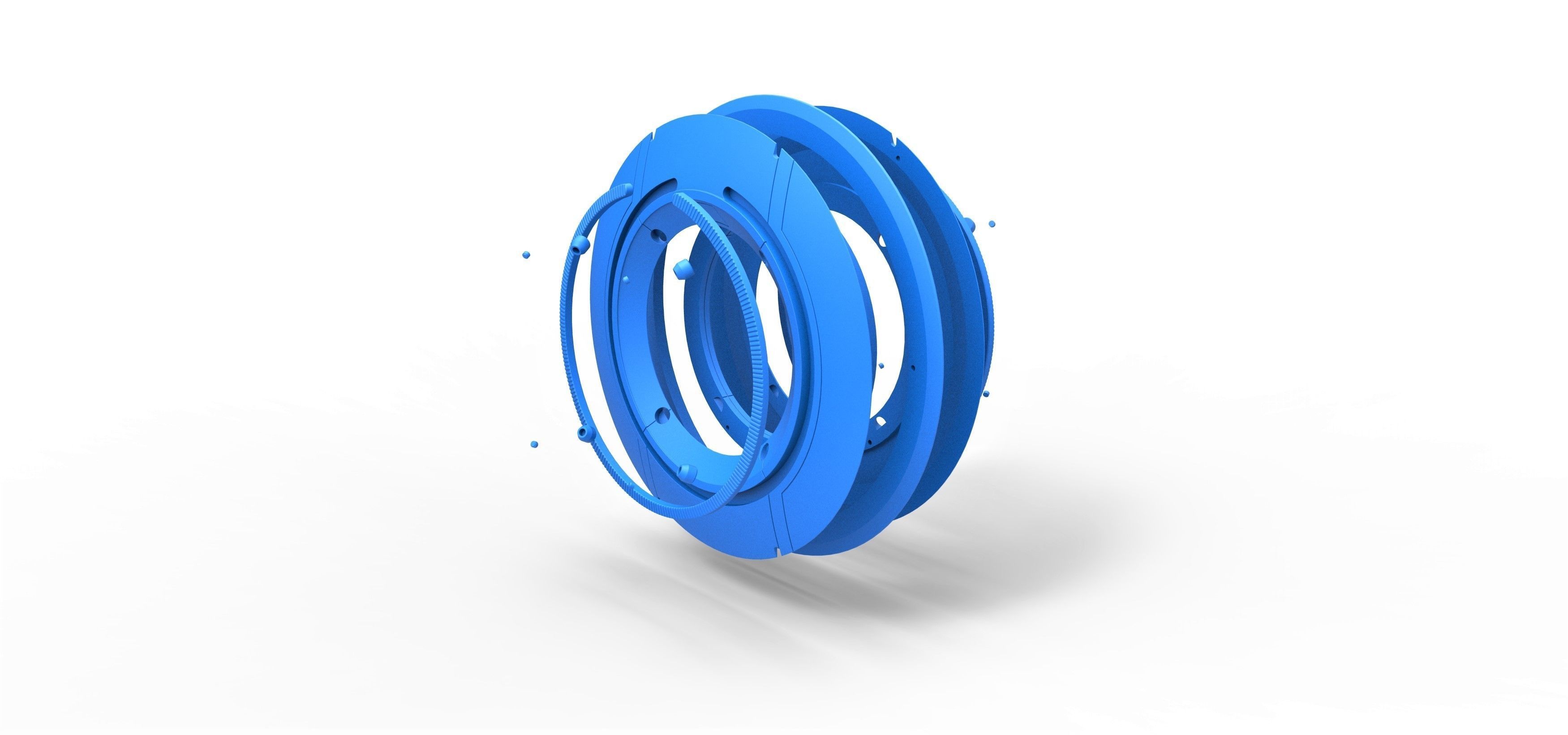 Identity disk from the movie Tron Legacy 2010 3D print model_10