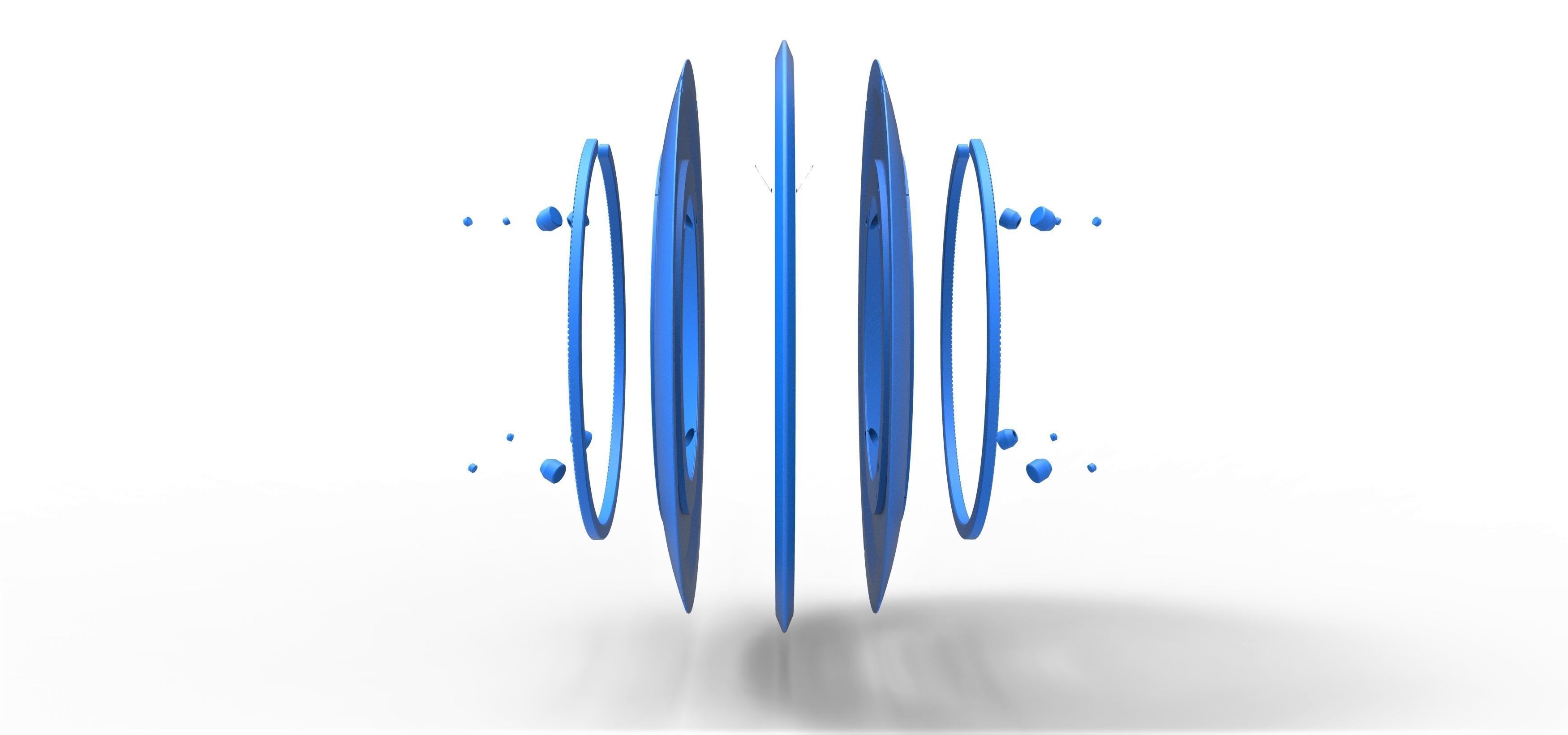 Identity disk from the movie Tron Legacy 2010 3D print model_12