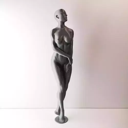 Artistic Female Figurine 3D Model