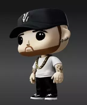 Mac Miller Inspired Funko Style Figure 3D print model_1
