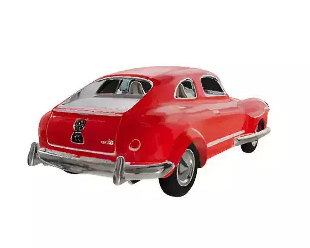 Mercedes Benz 300 SL Low-poly 3D model 3