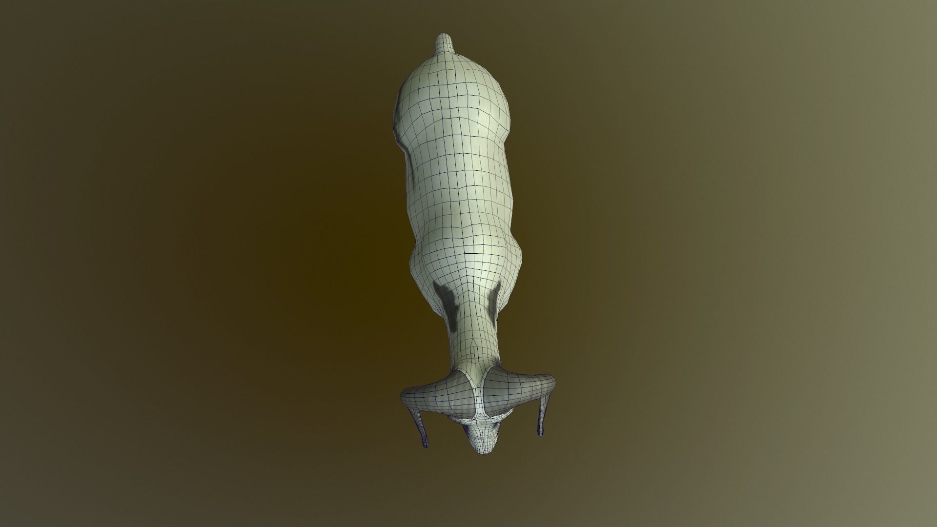 Sheep with long horns 3D model_11