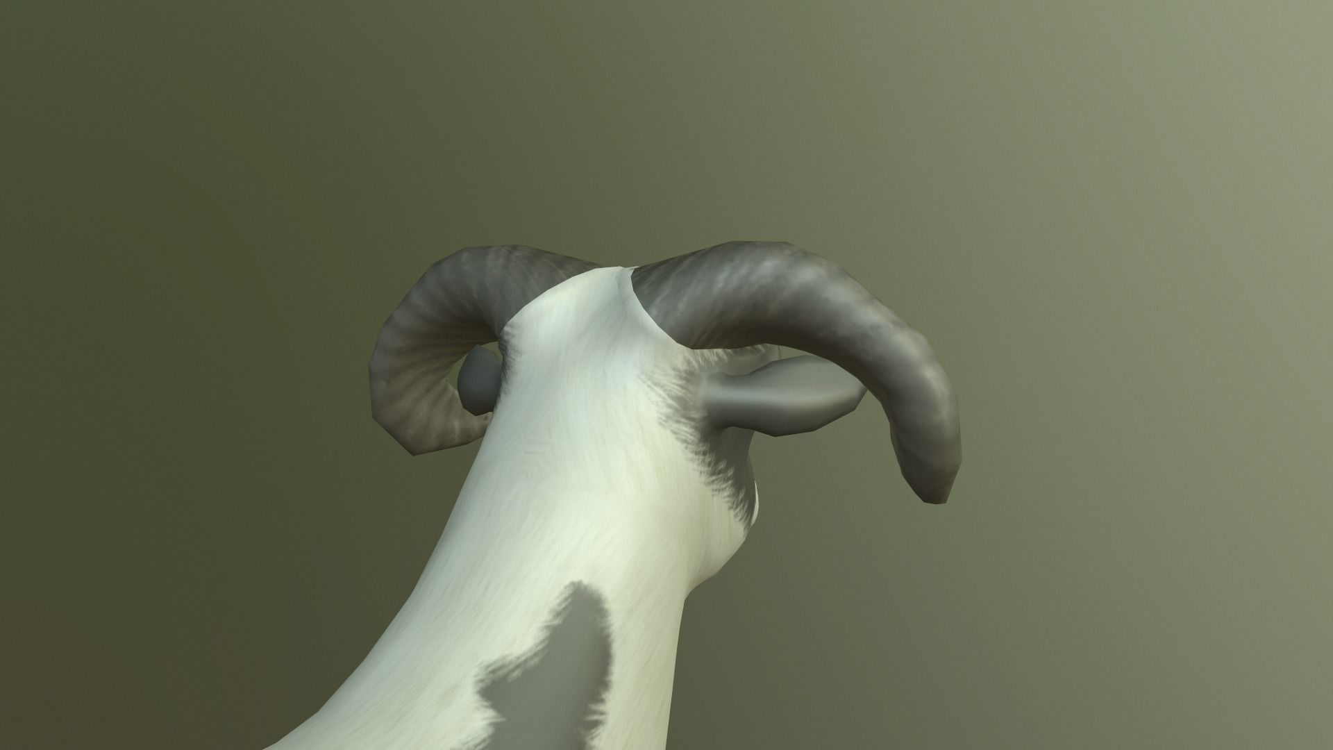 Sheep with long horns 3D model_7