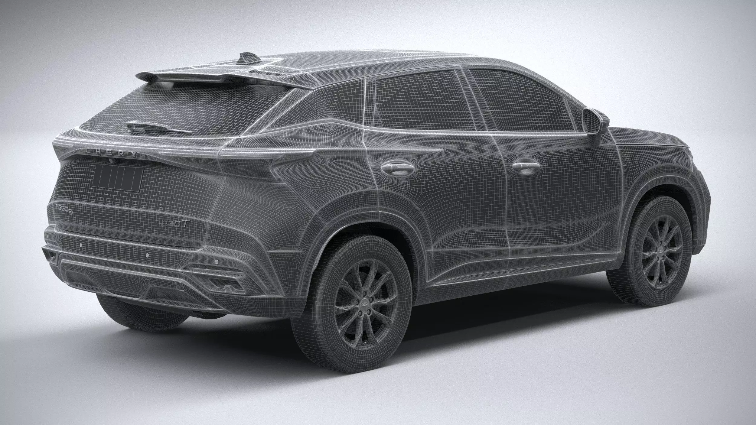 Chery Tiggo 5X 2025 3D model_28