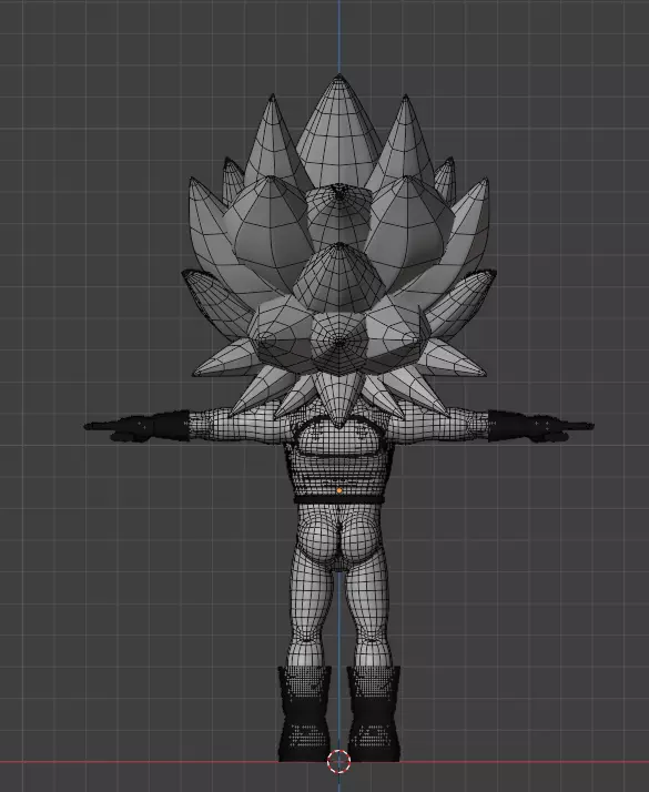 Vegeta fase 3 3D model_25