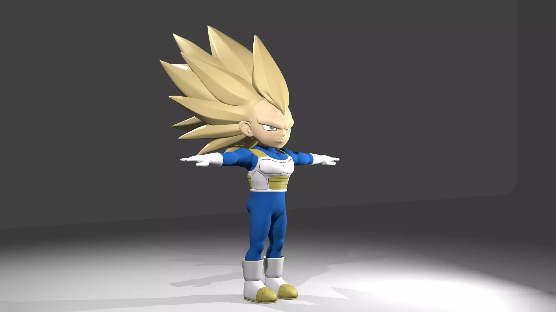 Vegeta fase 3 3D model_17