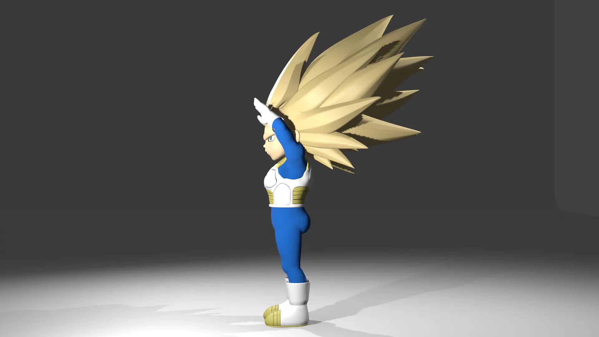 Vegeta fase 3 3D model_20