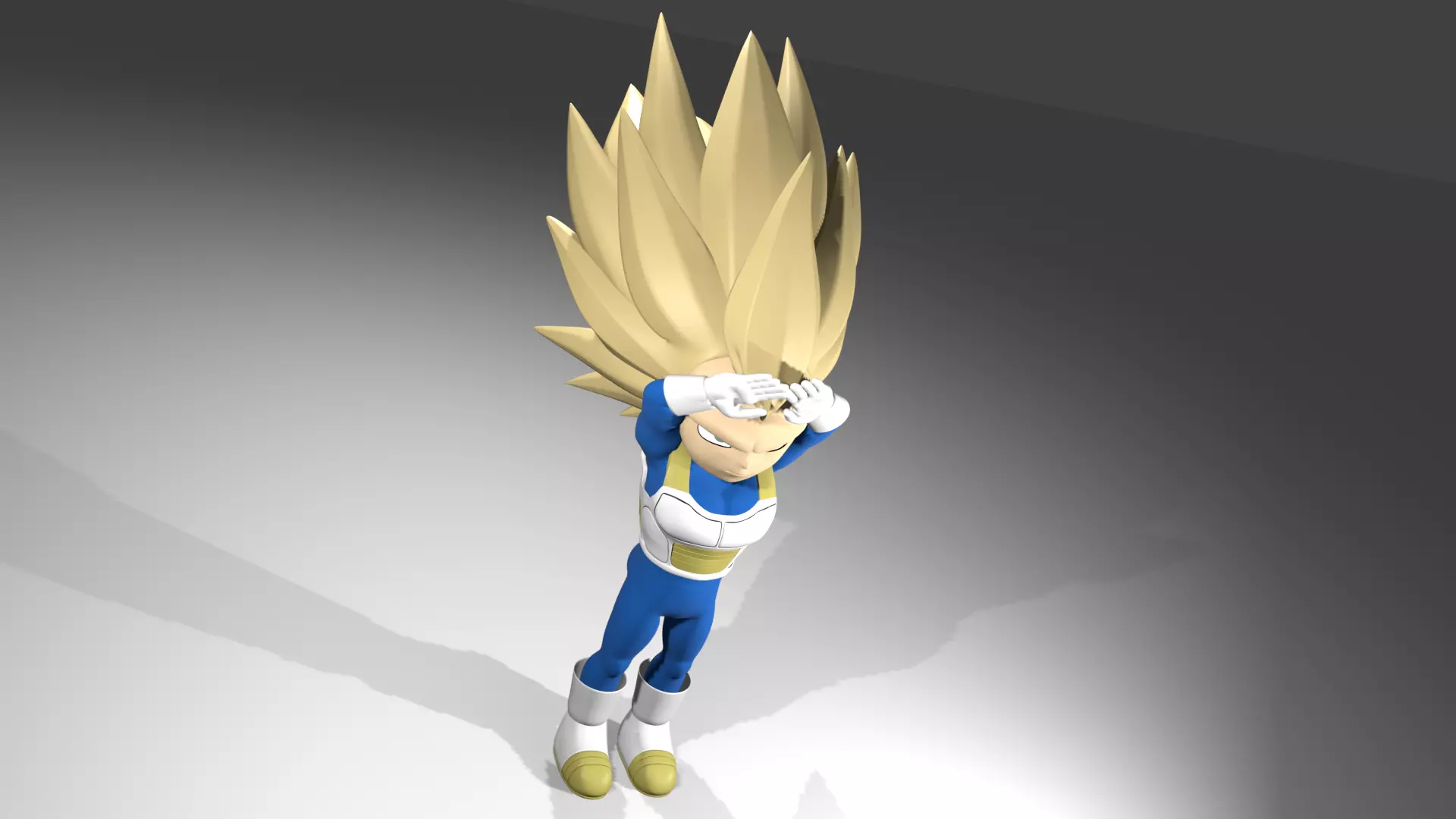 Vegeta fase 3 3D model_21