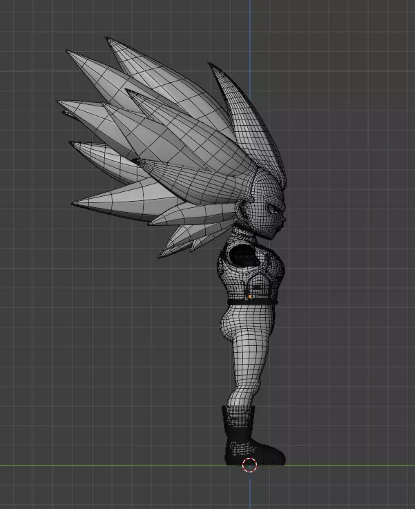 Vegeta fase 3 3D model_24