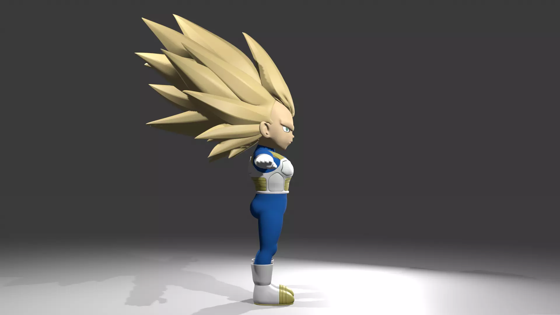 Vegeta fase 3 3D model_11