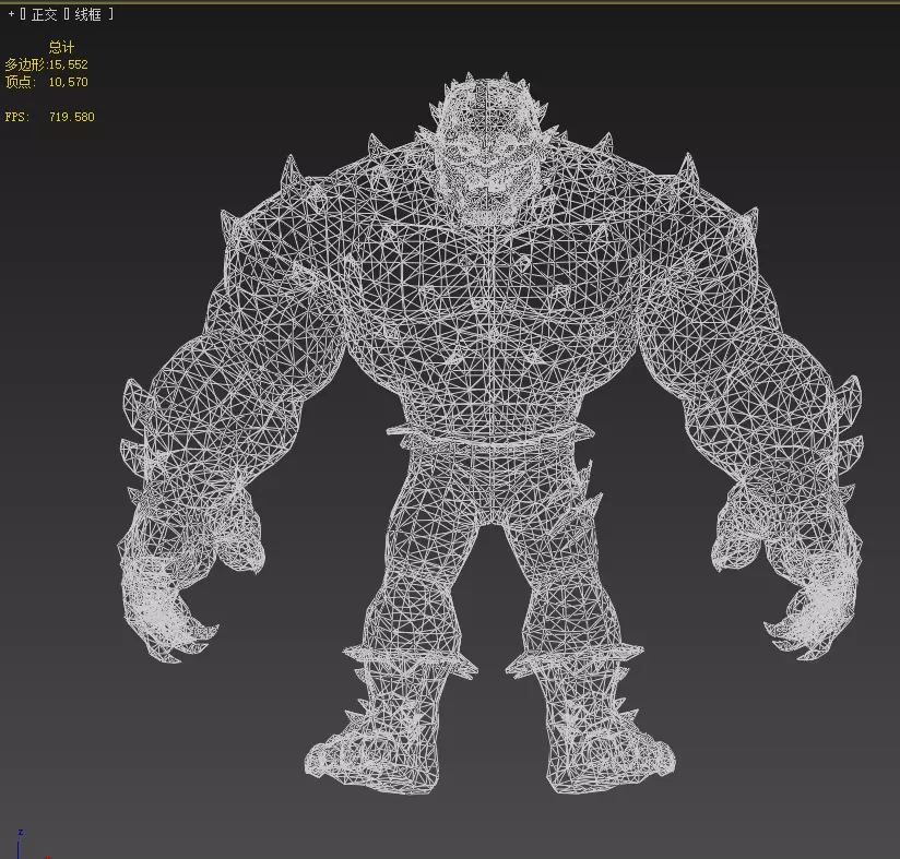  Killer Kroc Low-poly 3D model_18