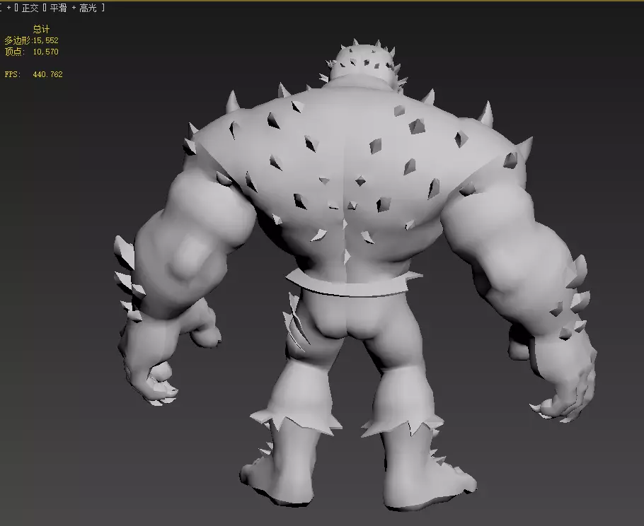  Killer Kroc Low-poly 3D model_15