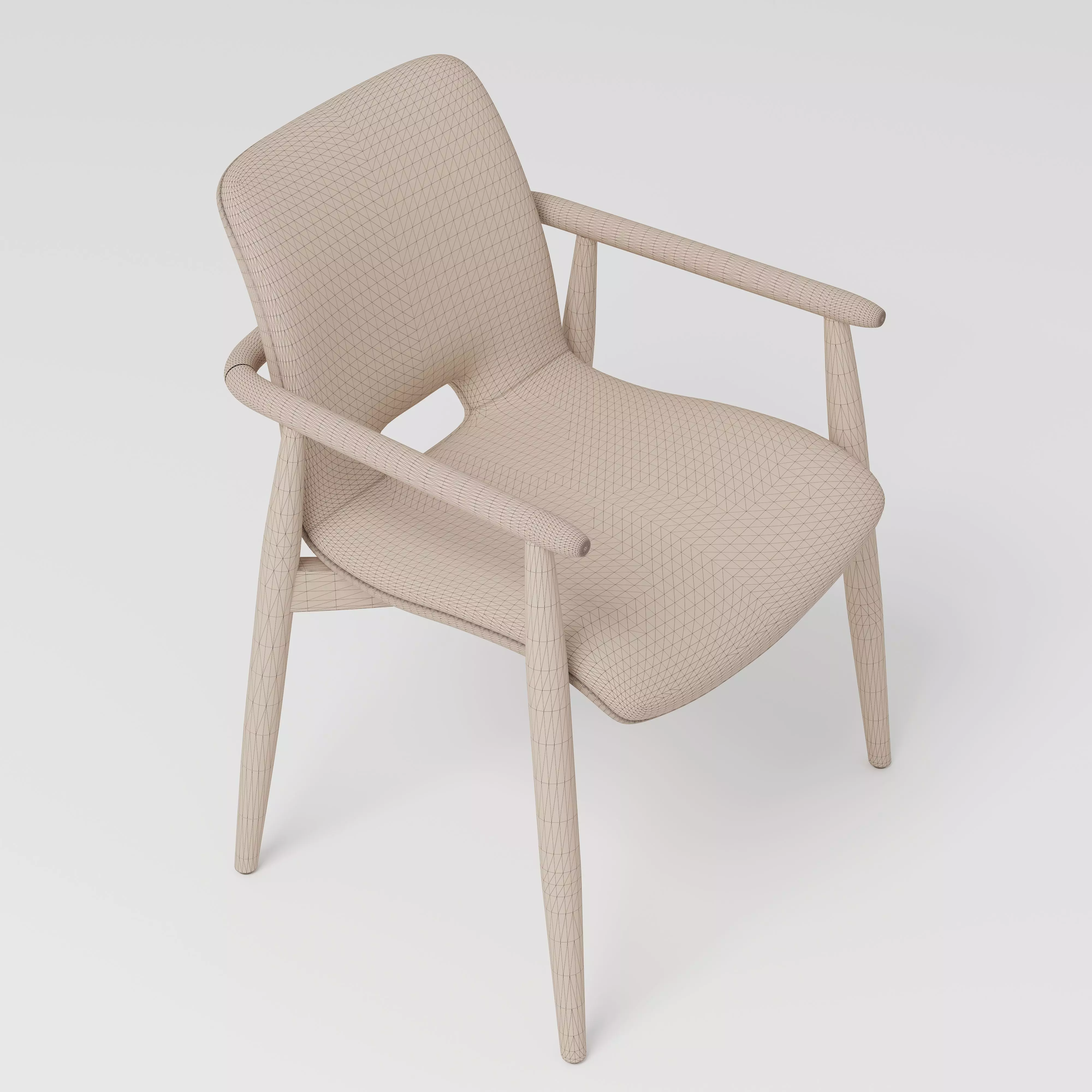 Floyd Armchair 3D model_2