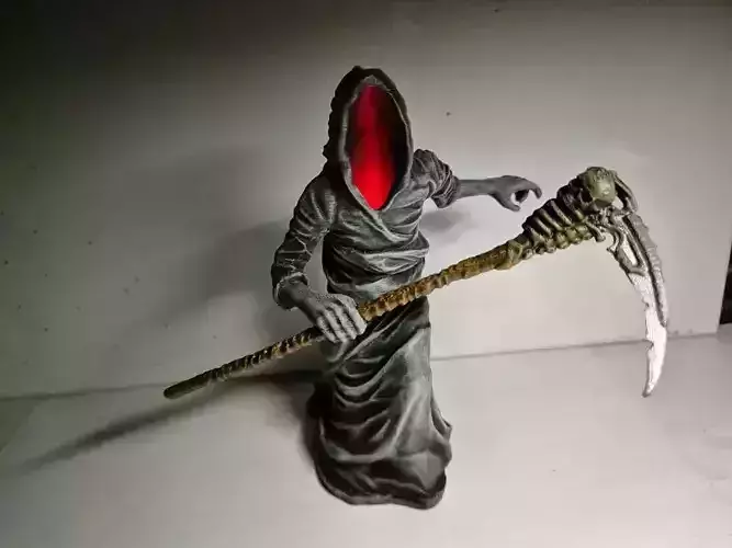 Grim Reaper LED Figurine 3D Model 