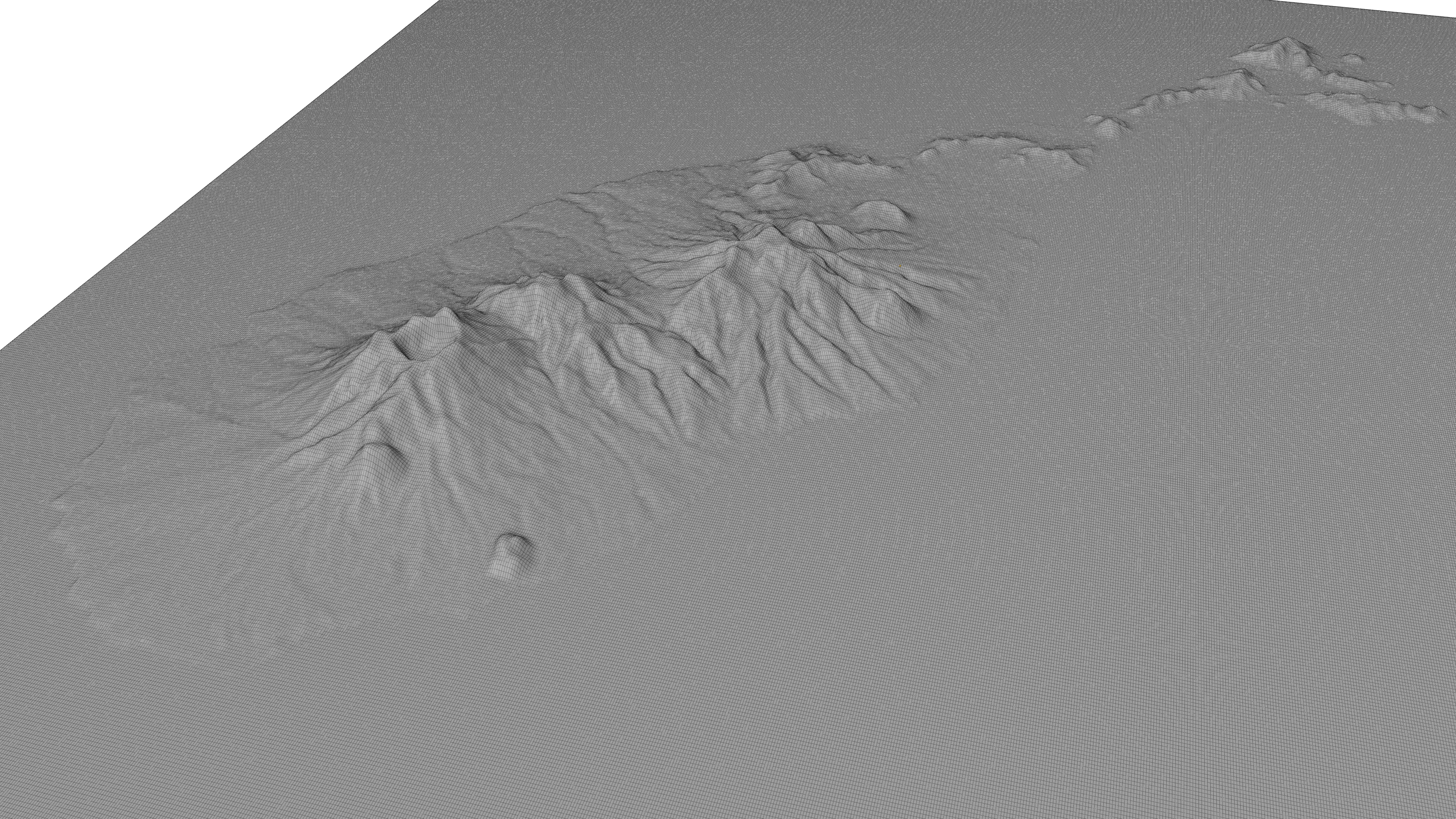 Saint Kitts Island full 3D model terrain 3D model_4