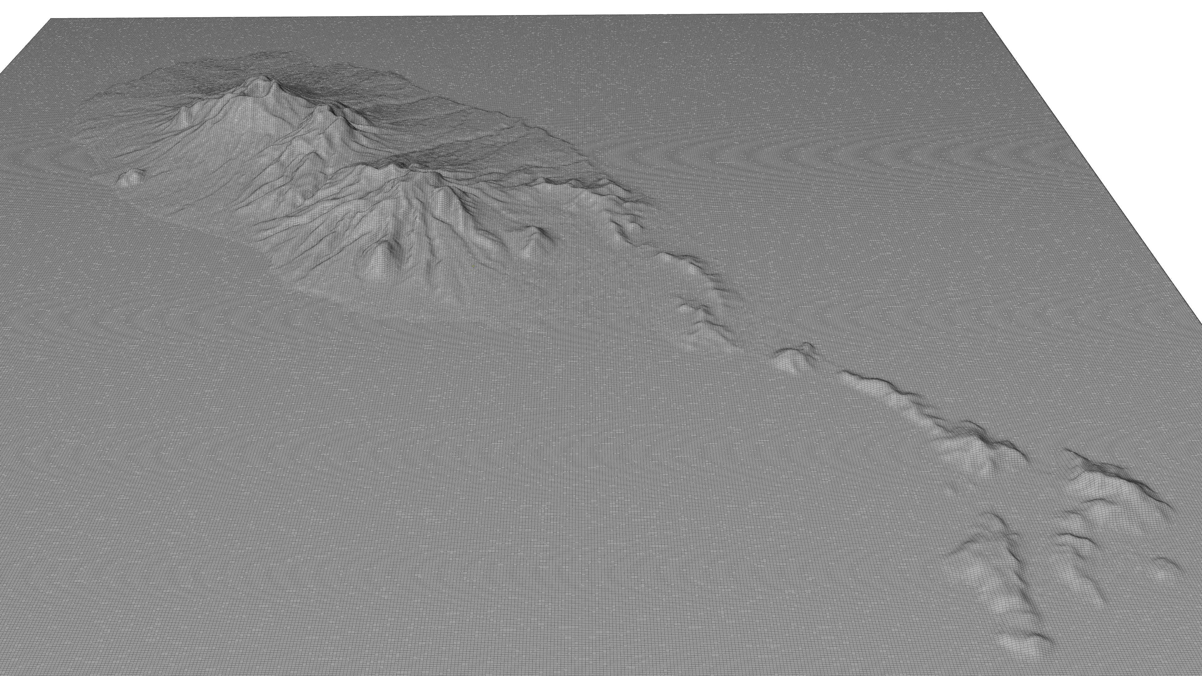 Saint Kitts Island full 3D model terrain 3D model_2