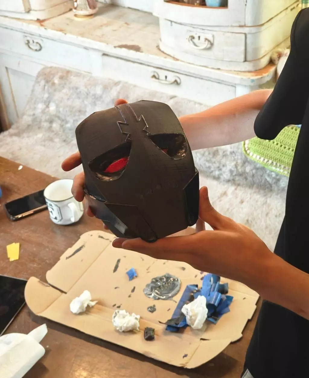 3D Print Mask Mezhdumirtsa Lololoshka Cosplay STL SLDPRT 3D print model_5