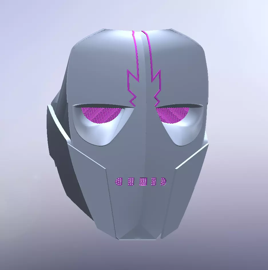 3D Print Mask Mezhdumirtsa Lololoshka Cosplay STL SLDPRT 3D print model_0