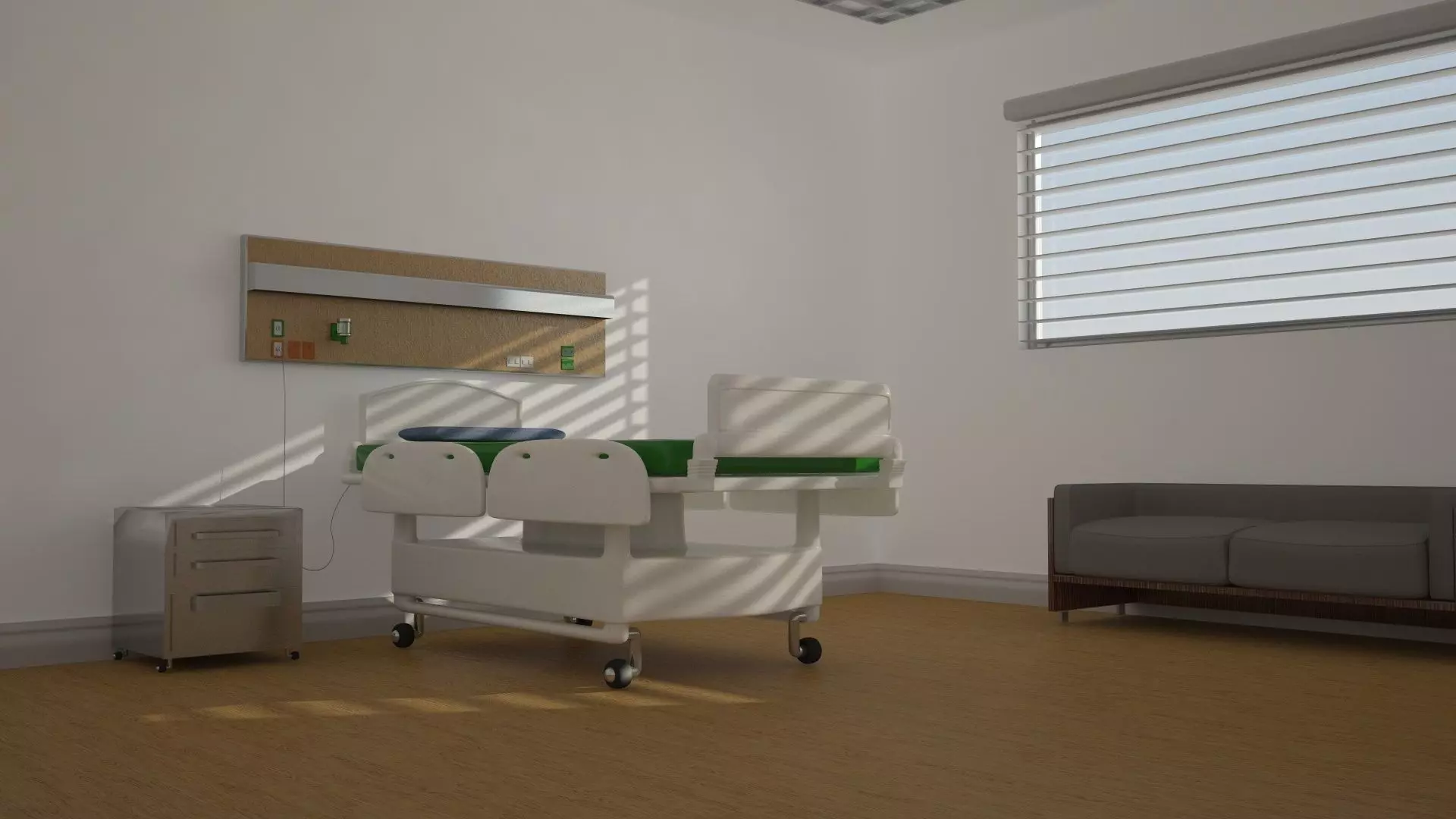 Hospital Room Free 3D model