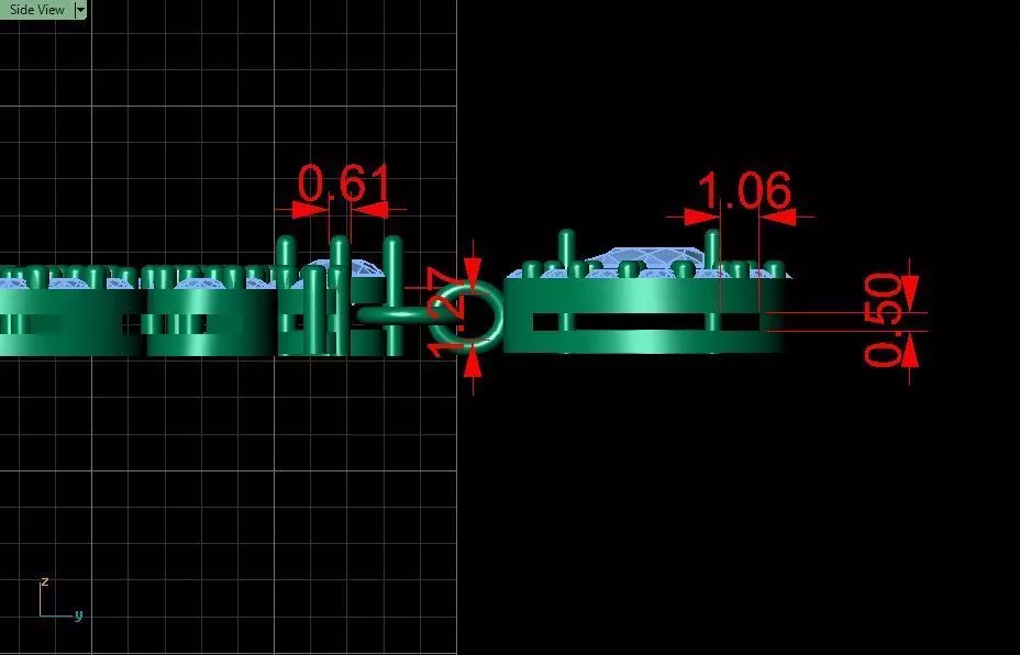 Pendant-Necklace Jewelry model -Symphony of Love  3D print model_16