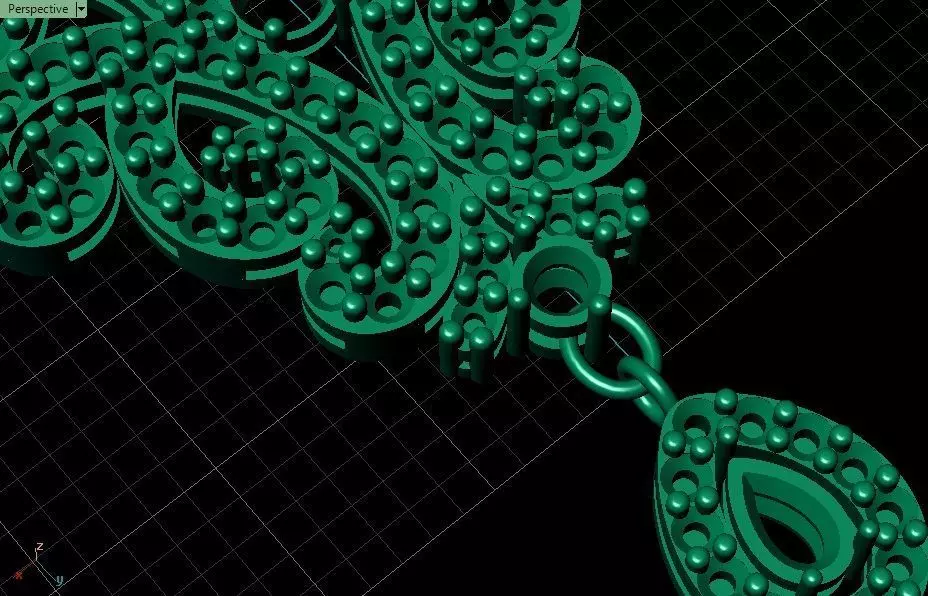 Pendant-Necklace Jewelry model -Symphony of Love  3D print model_20