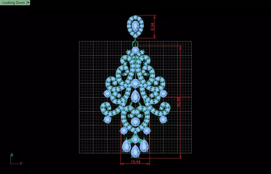 Pendant-Necklace Jewelry model -Symphony of Love  3D print model_10