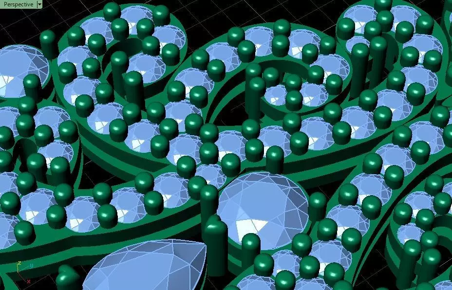 Pendant-Necklace Jewelry model -Symphony of Love  3D print model_21