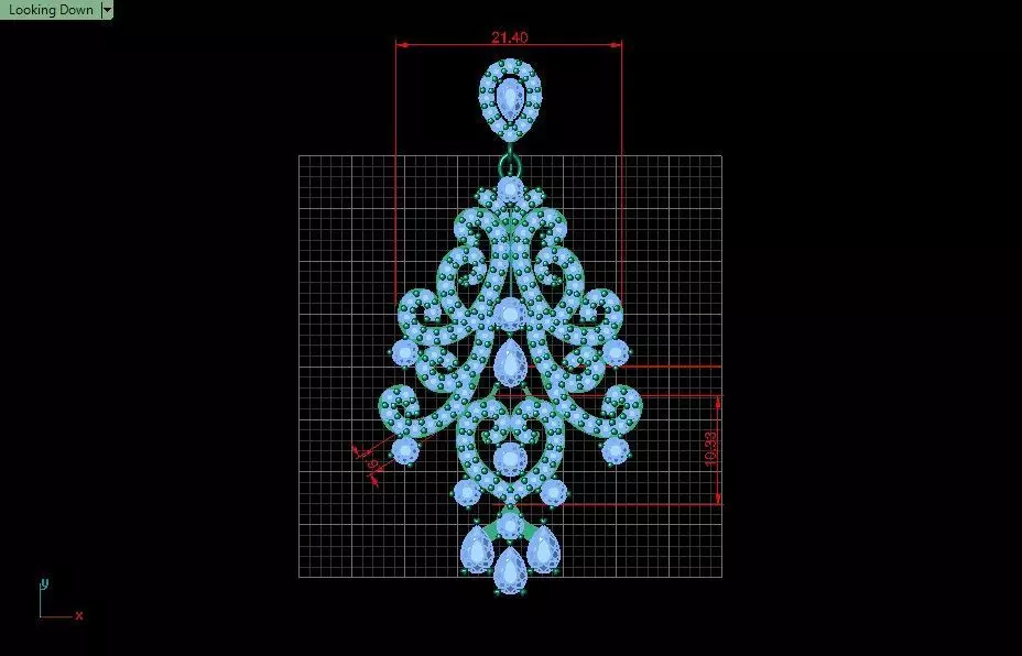 Pendant-Necklace Jewelry model -Symphony of Love  3D print model_11