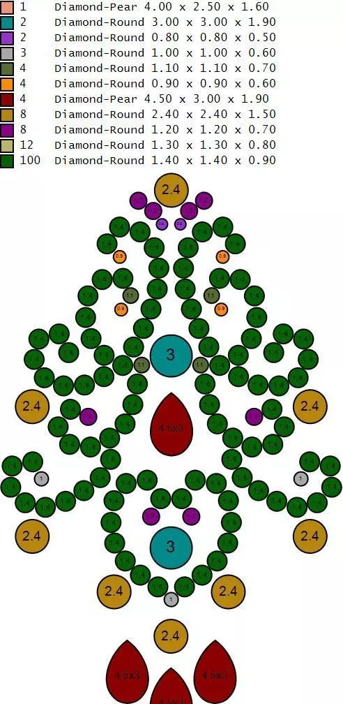 Pendant-Necklace Jewelry model -Symphony of Love  3D print model_8