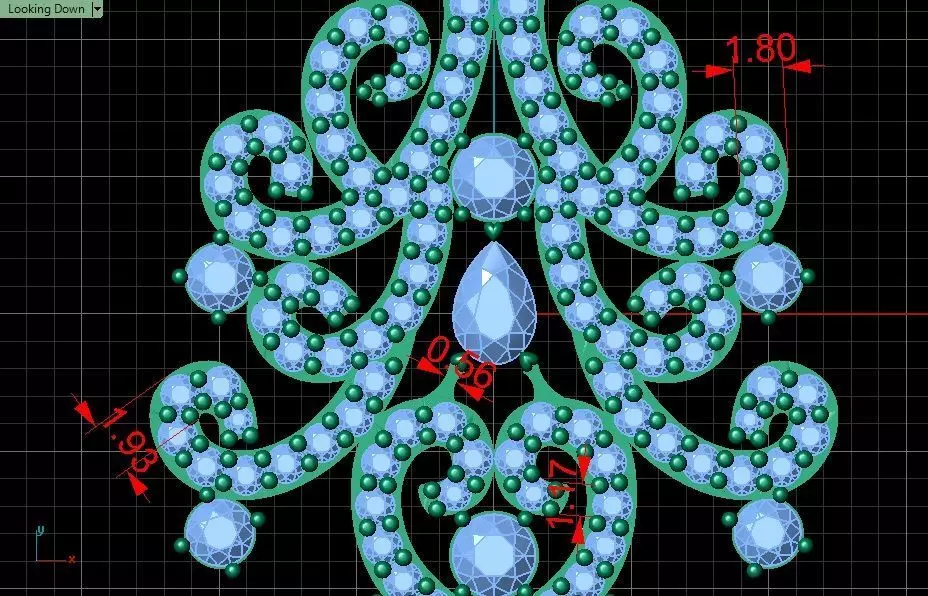 Pendant-Necklace Jewelry model -Symphony of Love  3D print model_17