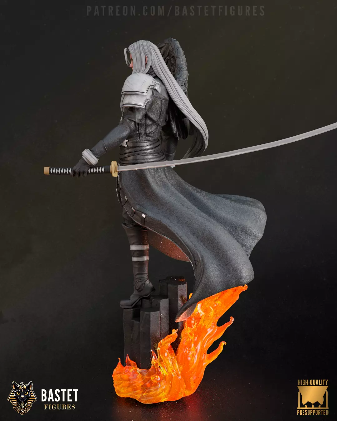 Sephiroth I Final Fantasy 3D print model_8