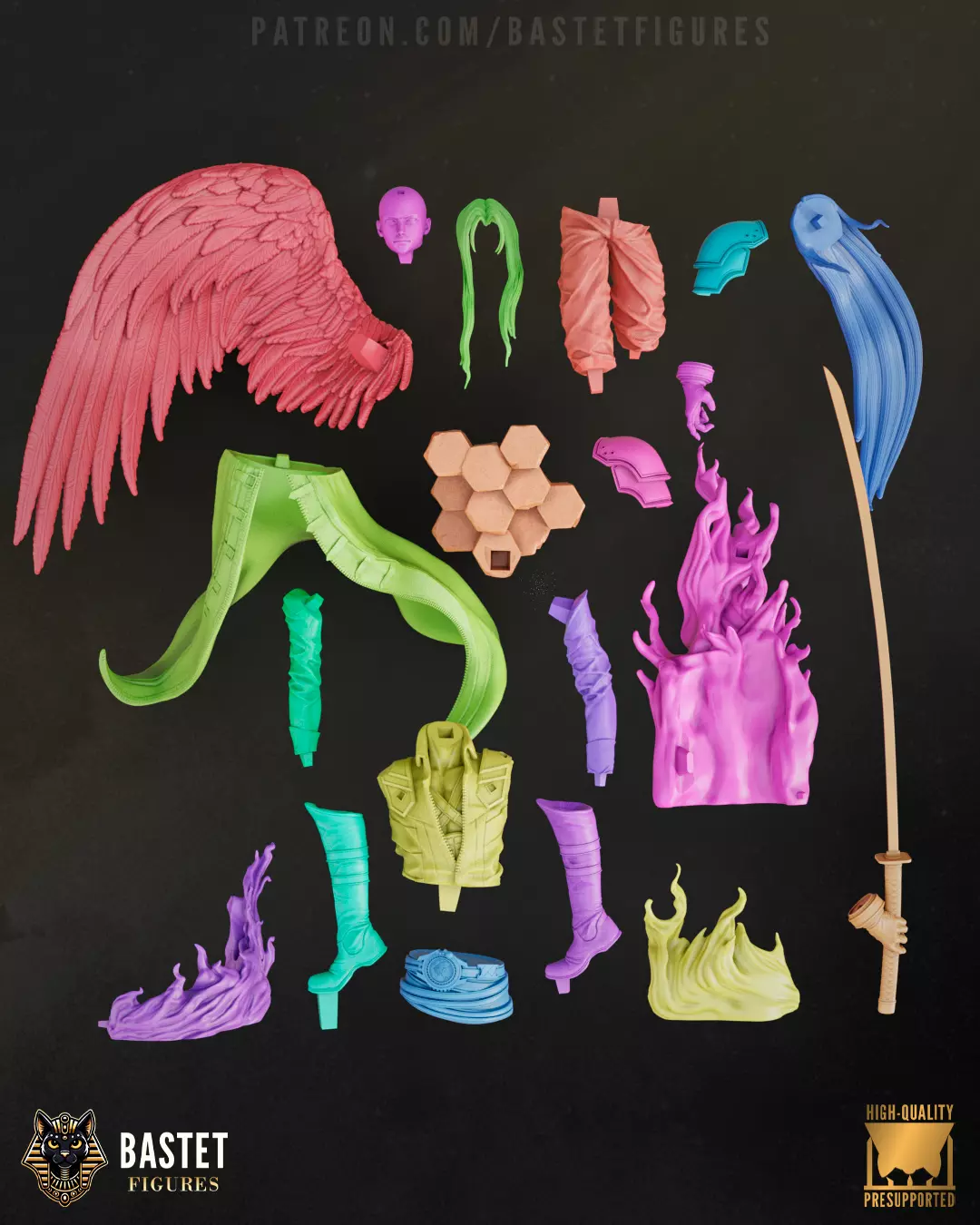 Sephiroth I Final Fantasy 3D print model_12