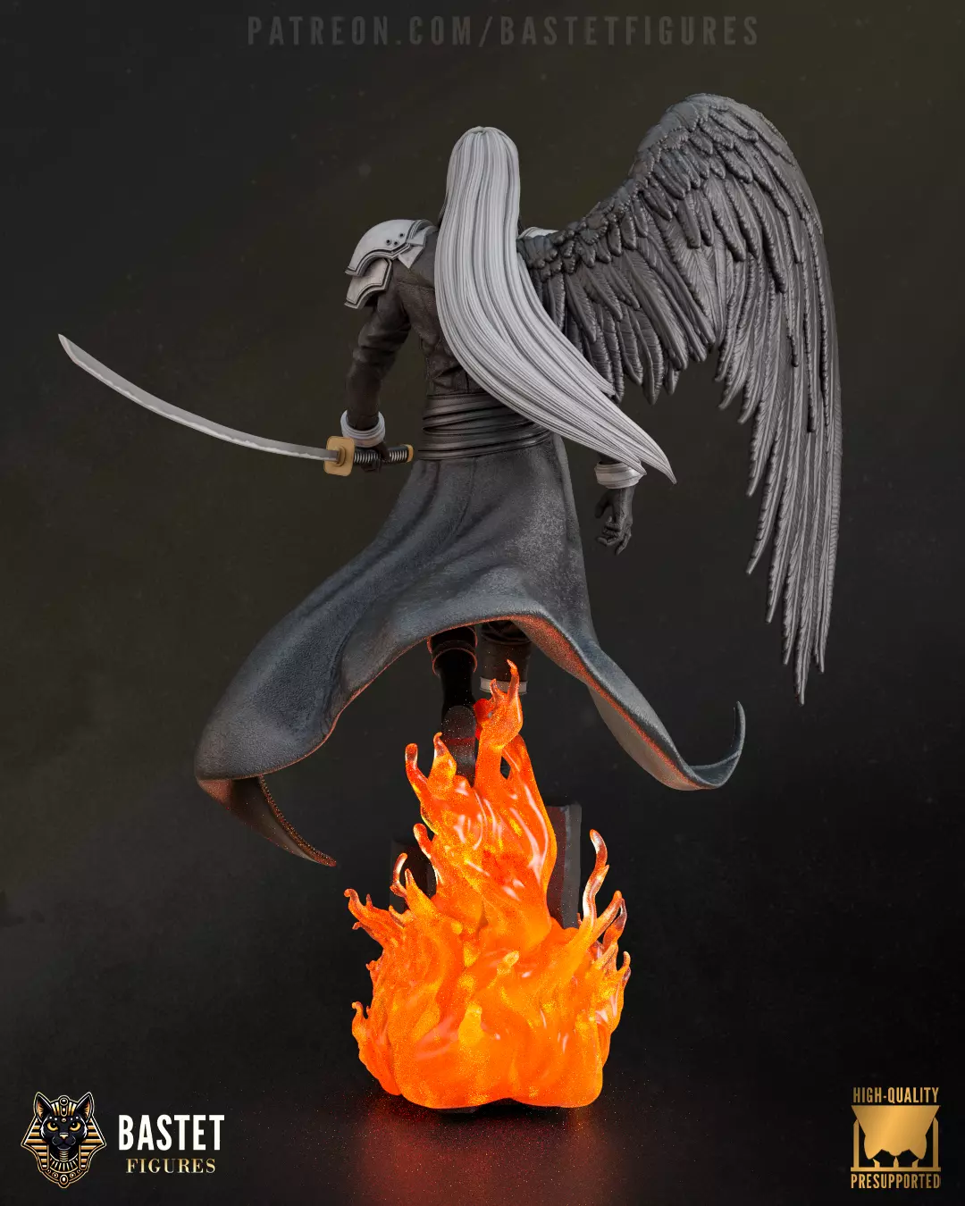 Sephiroth I Final Fantasy 3D print model_6
