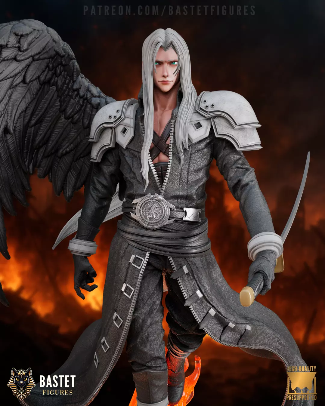 Sephiroth I Final Fantasy 3D print model_0