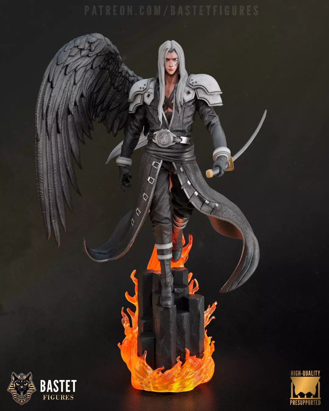 Sephiroth I Final Fantasy 3D print model_2