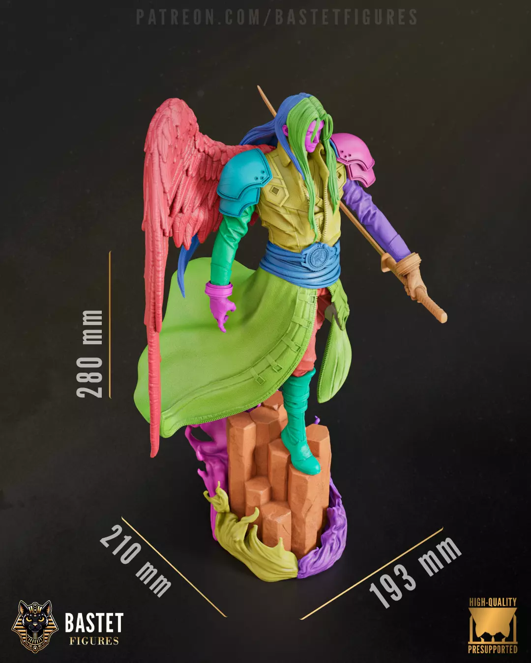 Sephiroth I Final Fantasy 3D print model_11