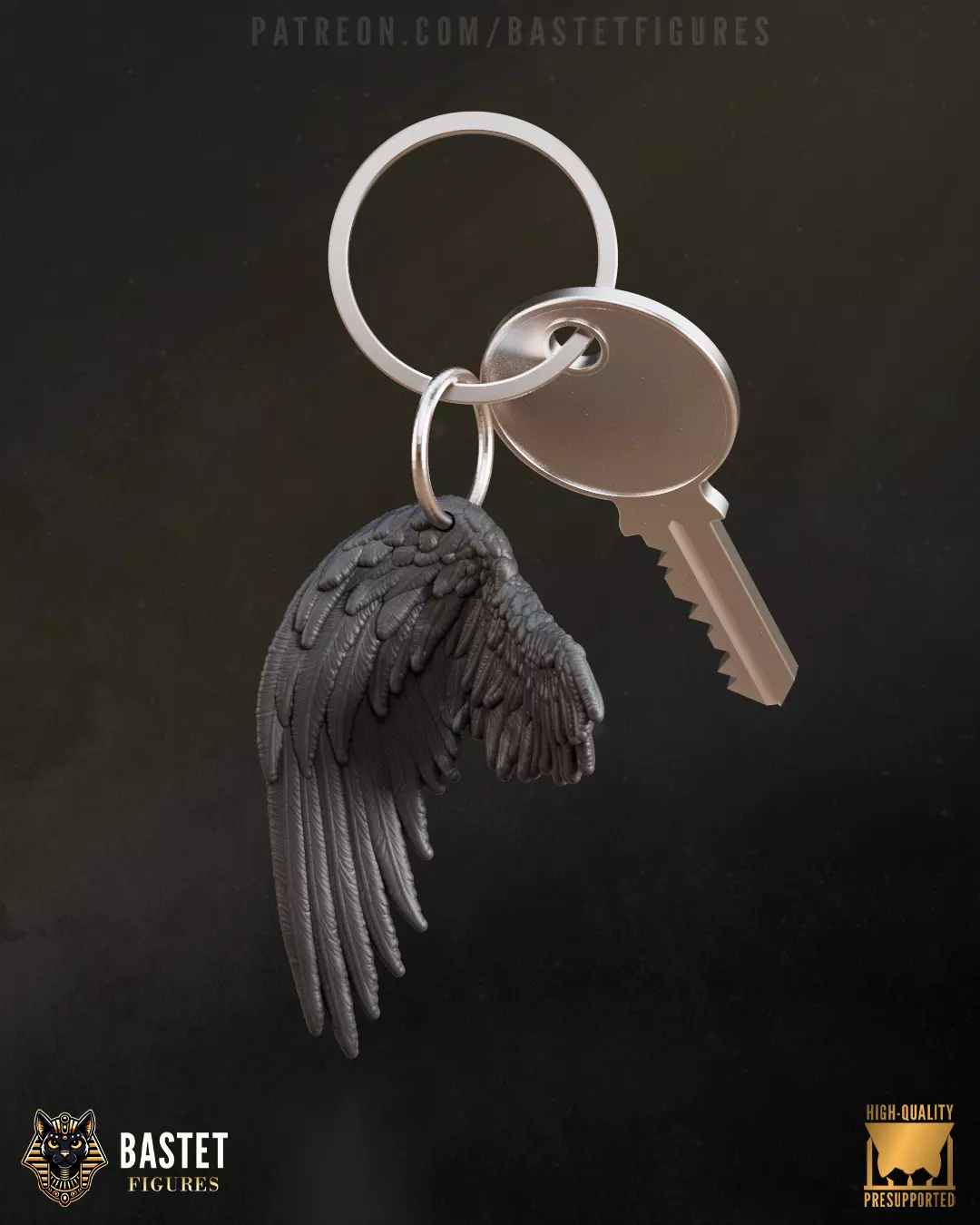 Sephiroth Keychain I Final Fantasy 3D print model_0