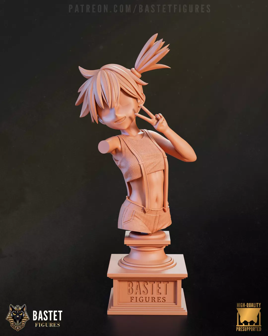 Misty Bust I Pokemon 3D print model