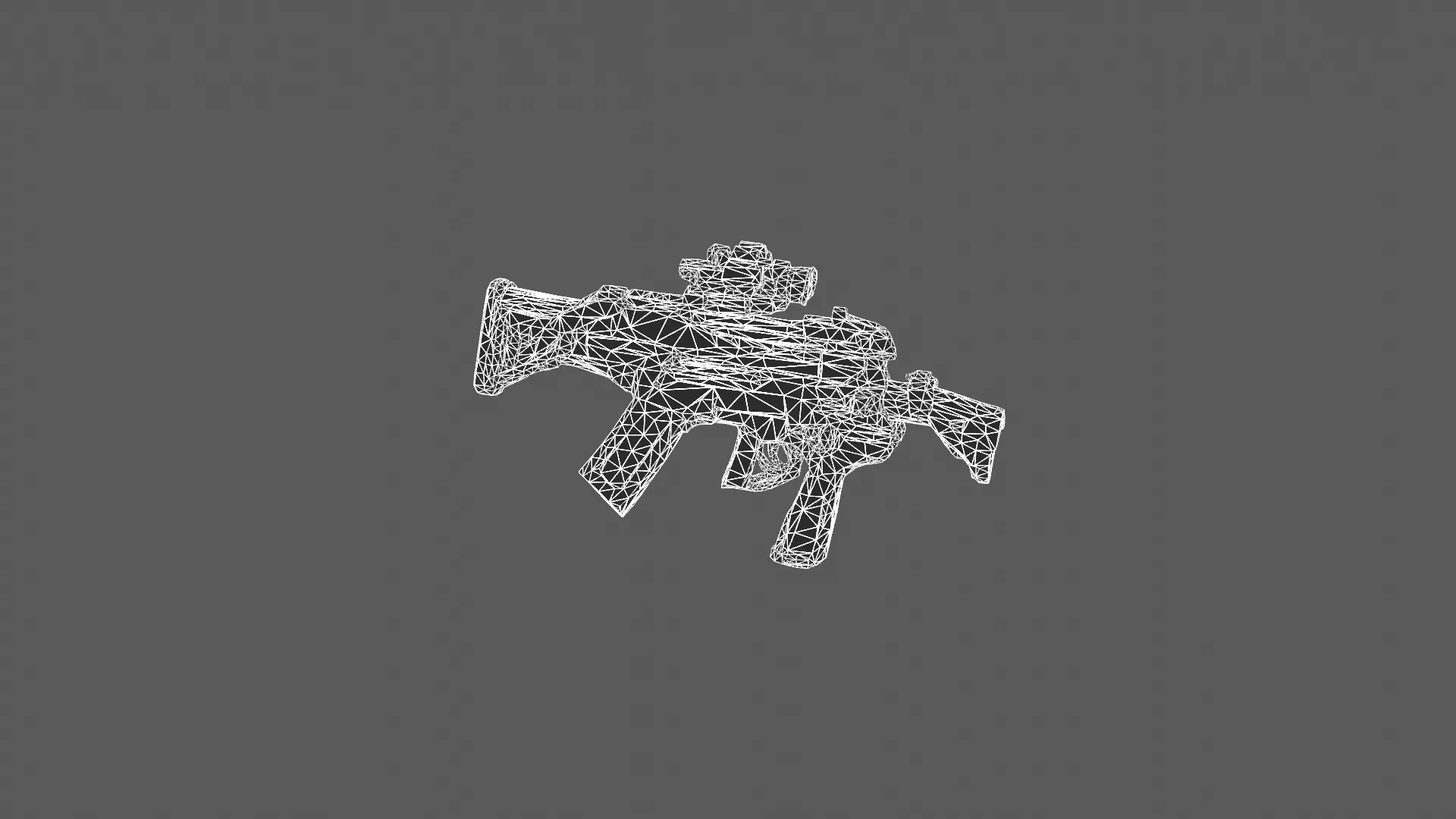 High-Detail Tactical Assault Rifle 3D Model 3D model_6