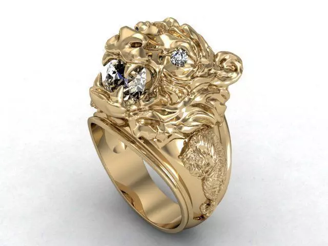 Tiger Ring 3D print model_0