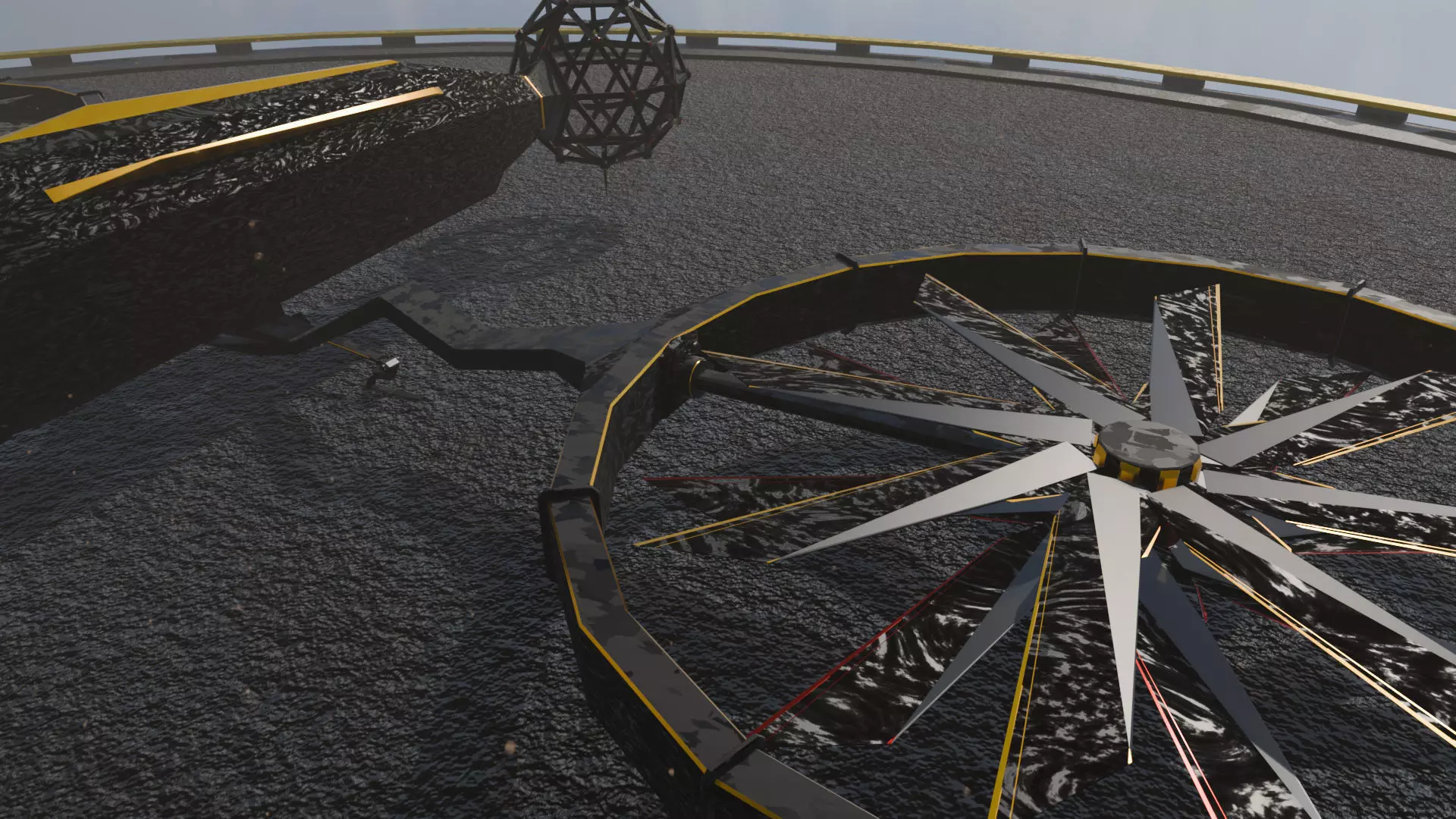 BigTechDron 4K Rigged 3D Model Low-poly 3D model_3