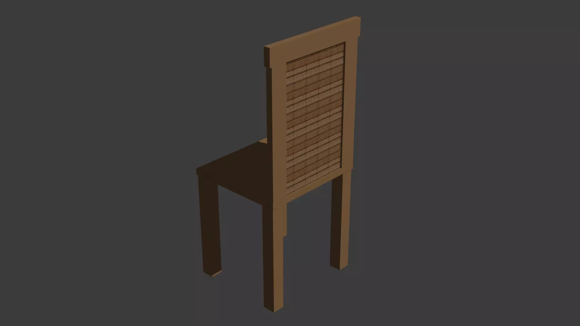 Cadeira de madeira Free 3D print model_0