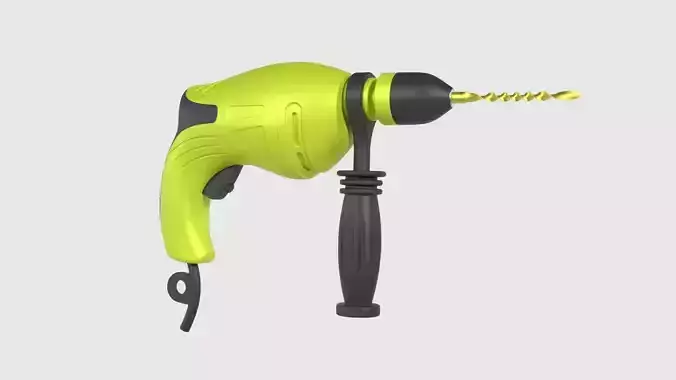 Drill with side handle                                          