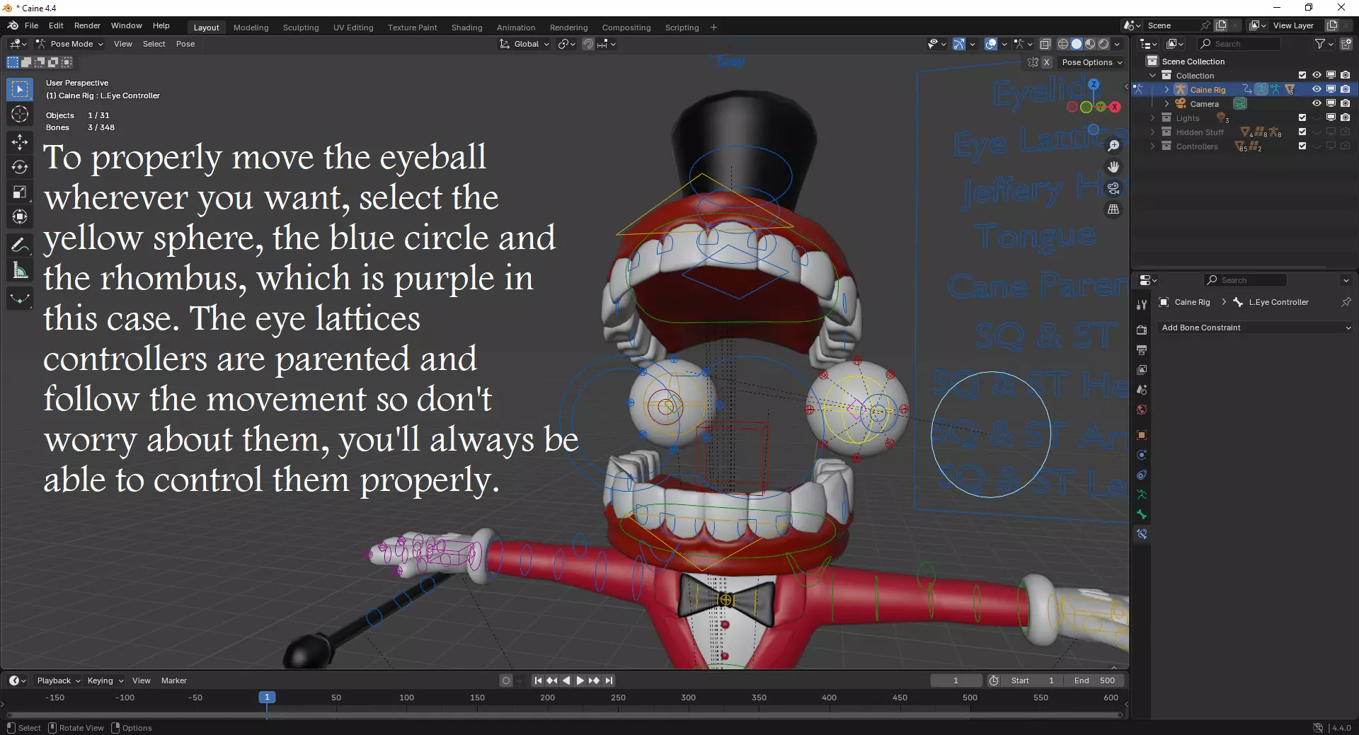 Caine - The Amazing Digital Circus Low-poly 3D model_17