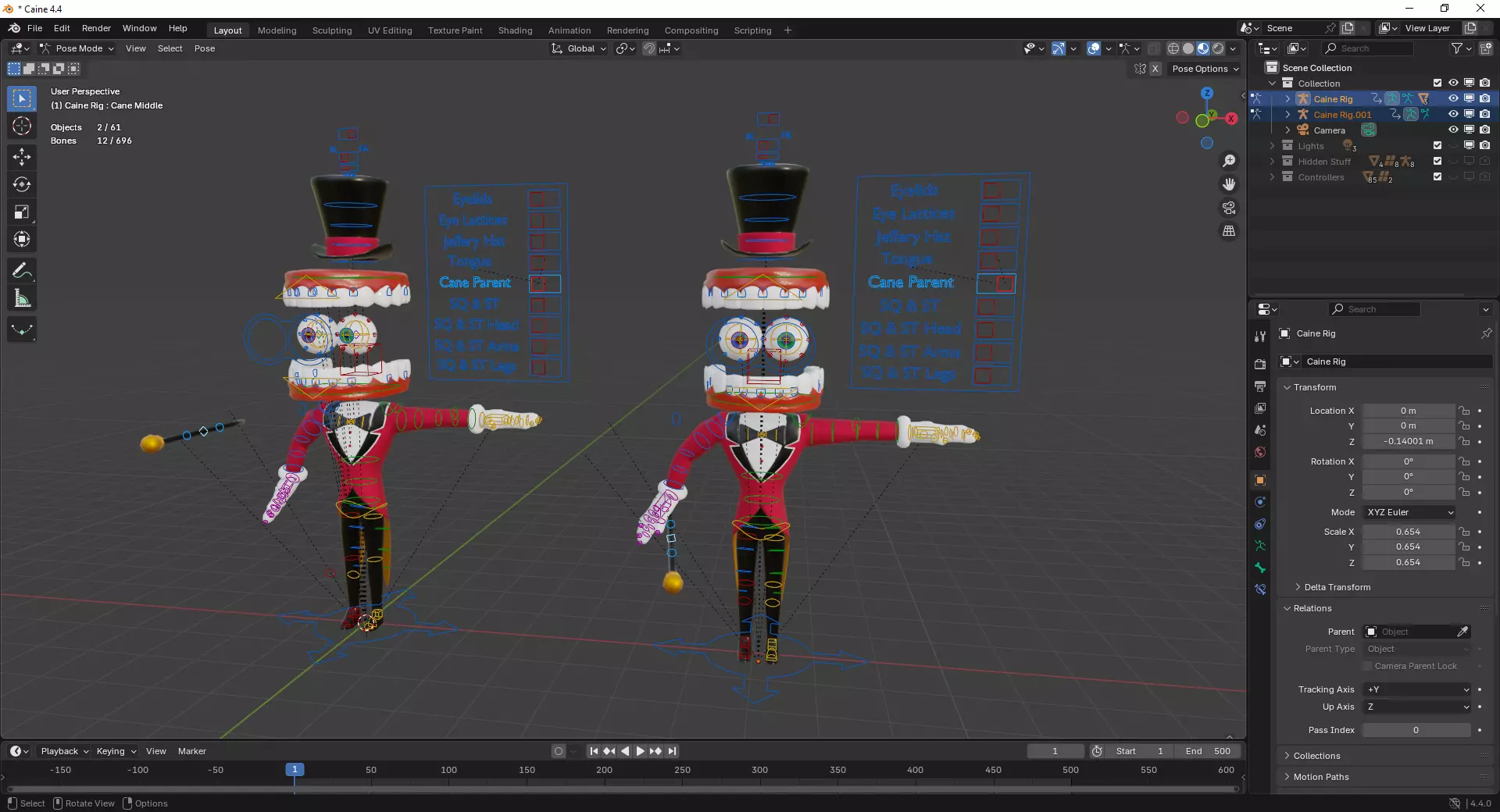 Caine - The Amazing Digital Circus Low-poly 3D model_20