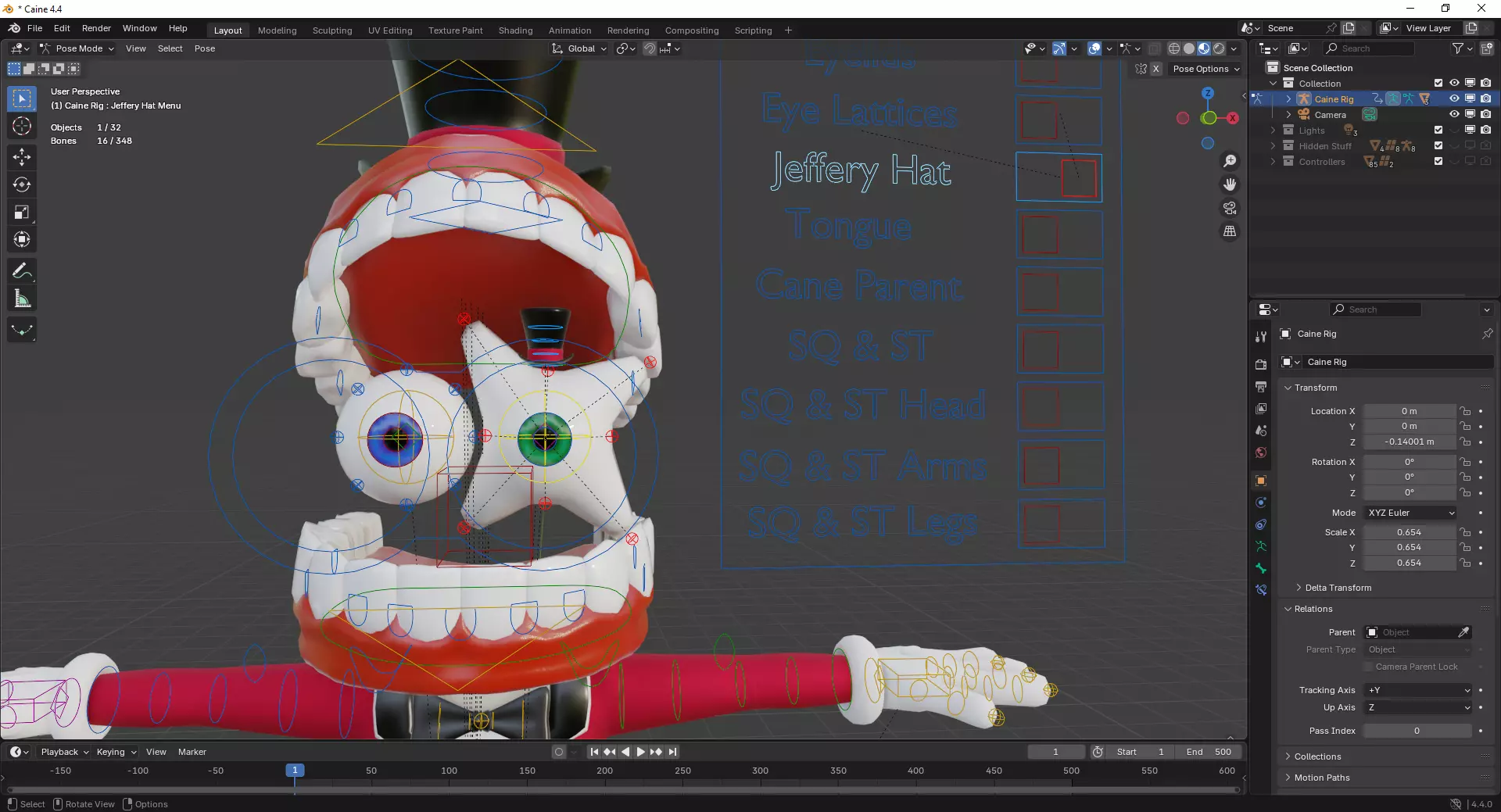 Caine - The Amazing Digital Circus Low-poly 3D model_18