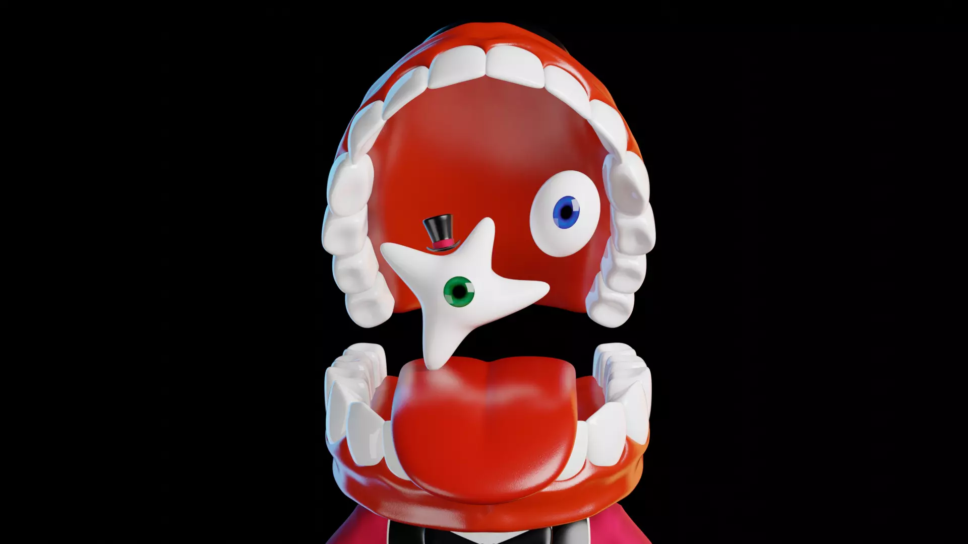 Caine - The Amazing Digital Circus Low-poly 3D model_8